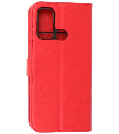 Motorola Moto G60 Hoesje Book Case Telefoonhoesje - Rood