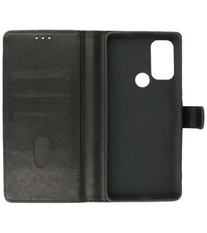 Motorola Moto G60s Hoesje Book Case Telefoonhoesje - Zwart