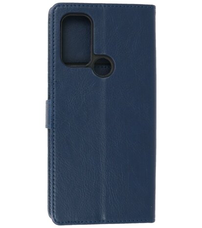 Motorola Moto G60s Hoesje Book Case Telefoonhoesje - Navy