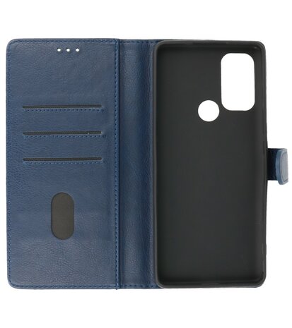 Motorola Moto G60s Hoesje Book Case Telefoonhoesje - Navy