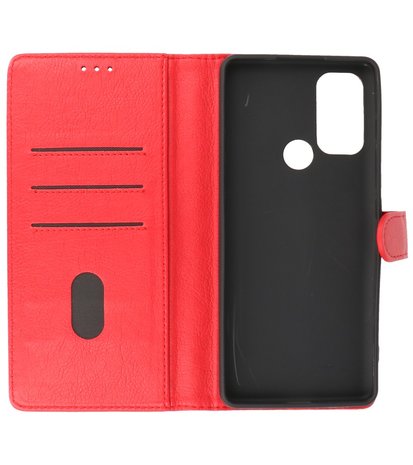 Motorola Moto G60s Hoesje Book Case Telefoonhoesje - Rood