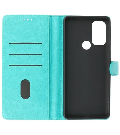 Motorola Moto G60s Hoesje Book Case Telefoonhoesje - Groen