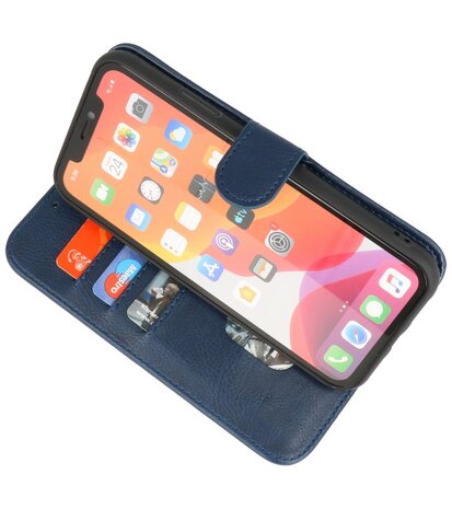 iPhone 11 Hoesje Book Case Telefoonhoesje - Navy