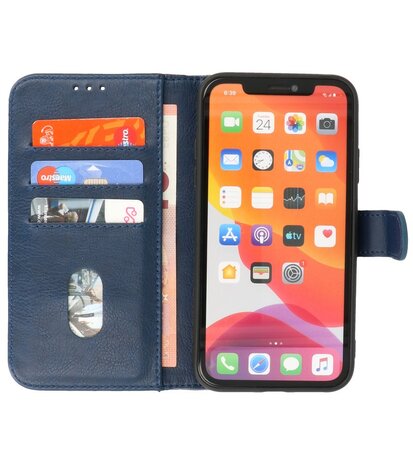 iPhone 11 Hoesje Book Case Telefoonhoesje - Navy