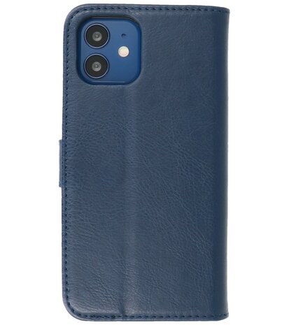 Bestcases Booktype Telefoonhoesje voor iPhone 12 Mini Navy