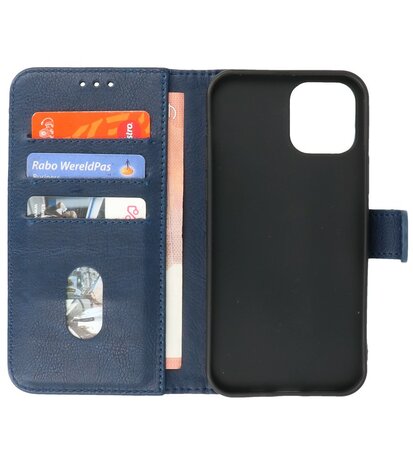 Bestcases Booktype Telefoonhoesje voor iPhone 12 Mini Navy