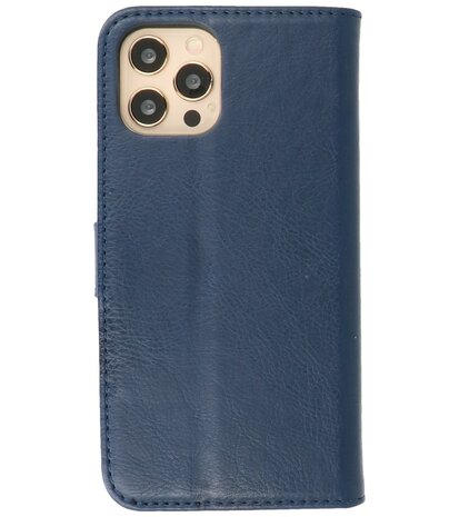 Bestcases Booktype Telefoonhoesje voor iPhone 12 Pro Max Navy