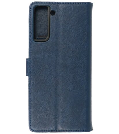 Samsung Galaxy S21 Plus Hoesje - Book Case Telefoonhoesje - Navy