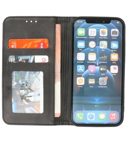 iPhone 13 Pro Hoesje Folio Book Case - Booktype Telefoonhoesje - Zwart