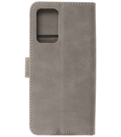 Booktype Hoesje Wallet Case Telefoonhoesje voor Samsung Galaxy A33 5G - Grijs