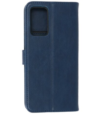 Booktype Hoesje Wallet Case Telefoonhoesje voor Samsung Galaxy A73 5G - Navy