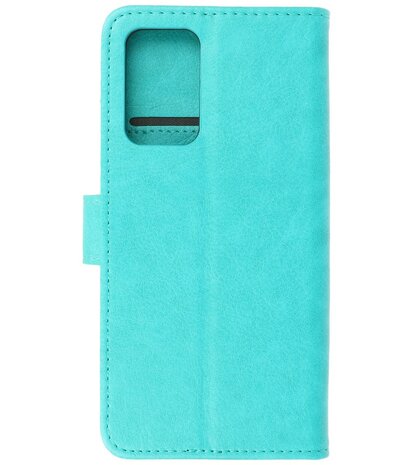 Booktype Hoesje Wallet Case Telefoonhoesje voor Samsung Galaxy A73 5G - Groen