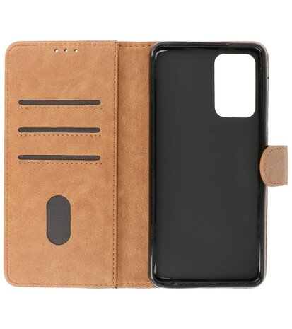 Booktype Hoesje Wallet Case Telefoonhoesje voor Samsung Galaxy A73 5G - Bruin