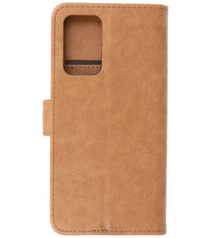 Booktype Hoesje Wallet Case Telefoonhoesje voor Samsung Galaxy A73 5G - Bruin