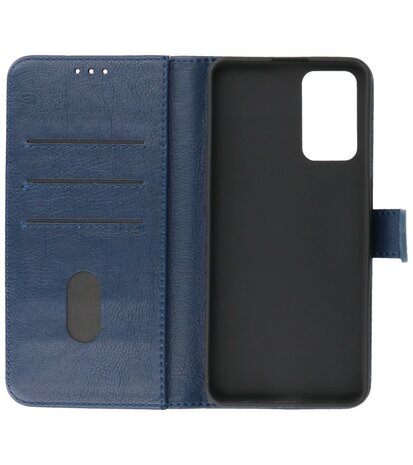 Booktype Hoesje Wallet Case Telefoonhoesje voor Oppo A95 4G & Oppo A74 4G - Navy