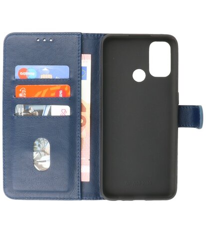 Booktype Hoesje Wallet Case Telefoonhoesje voor Oppo A53s 4G & Oppo A53 - Navy