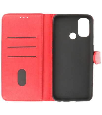 Booktype Hoesje Wallet Case Telefoonhoesje voor Oppo A53s 4G & Oppo A53 - Rood