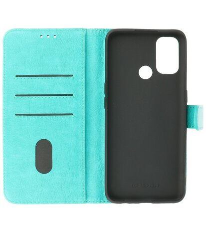 Booktype Hoesje Wallet Case Telefoonhoesje voor Oppo A53s 4G & Oppo A53 - Groen