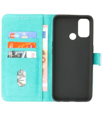 Booktype Hoesje Wallet Case Telefoonhoesje voor Oppo A53s 4G & Oppo A53 - Groen