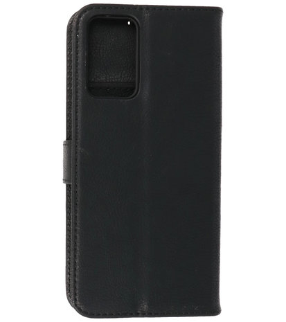 Booktype Hoesje Wallet Case Telefoonhoesje voor Oppo A54s - Zwart