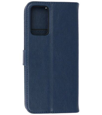 Booktype Hoesje Wallet Case Telefoonhoesje voor Oppo A54s - Navy
