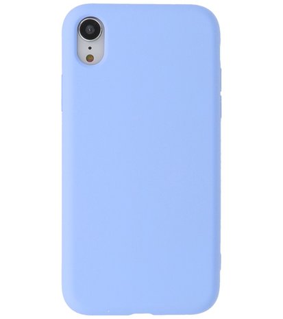 2.0mm Dikke Fashion Telefoonhoesje - Siliconen Hoesje voor iPhone XR - Paars