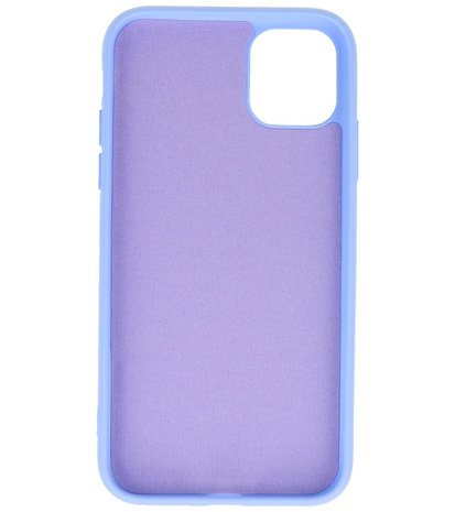 2.0mm Dikke Fashion Telefoonhoesje - Siliconen Hoesje voor iPhone 11 Pro - Paars