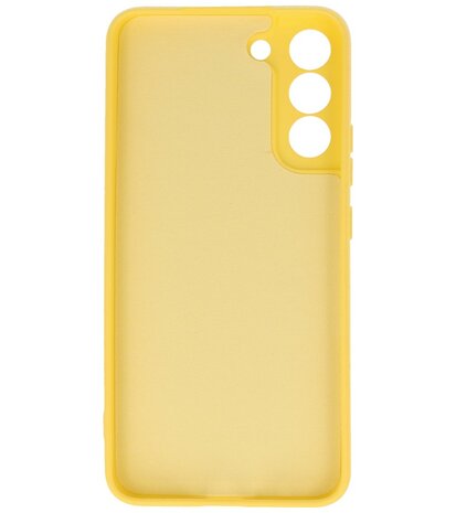 2.0mm Dikke Fashion Telefoonhoesje - Siliconen Hoesje voor Samsung Galaxy S22 Plus - Geel