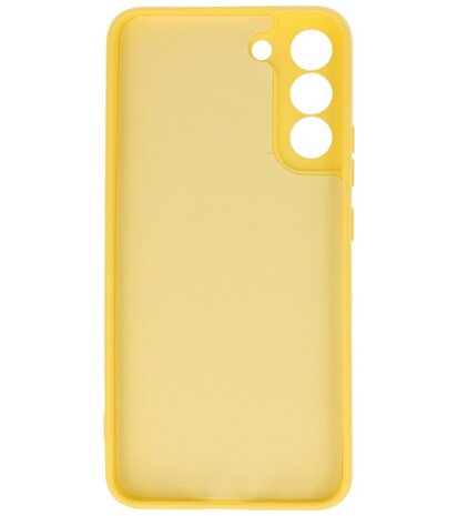 2.0mm Dikke Fashion Telefoonhoesje - Siliconen Hoesje voor Samsung Galaxy S22 - Geel