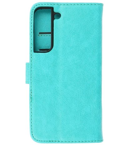 Booktype Hoesje Wallet Case Telefoonhoesje voor Samsung Galaxy S22 Plus - Groen