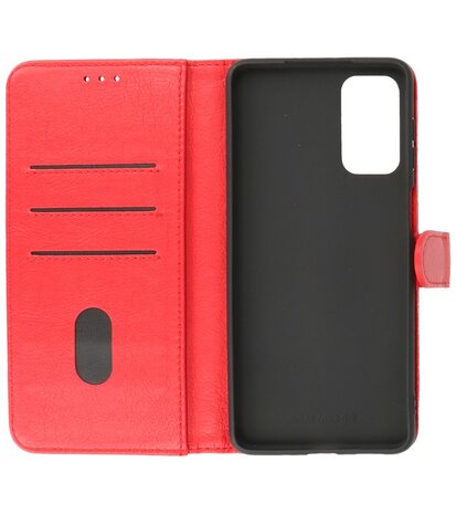 Booktype Hoesje Wallet Case Telefoonhoesje voor Samsung Galaxy M52 5G - Rood