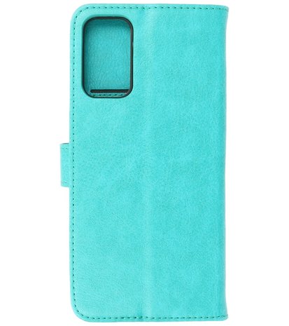 Booktype Hoesje Wallet Case Telefoonhoesje voor Samsung Galaxy M52 5G - Groen