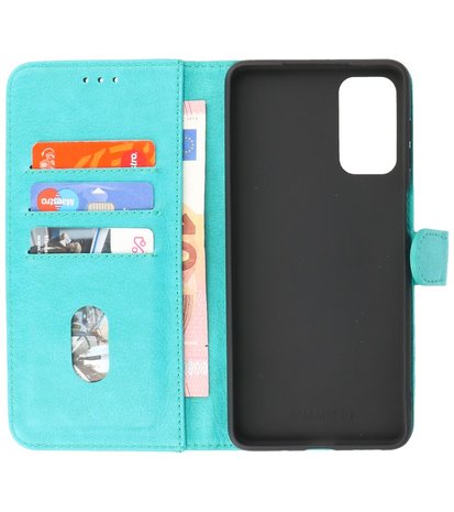 Booktype Hoesje Wallet Case Telefoonhoesje voor Samsung Galaxy M52 5G - Groen