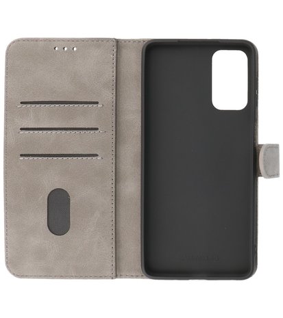 Booktype Hoesje Wallet Case Telefoonhoesje voor Samsung Galaxy M52 5G - Grijs