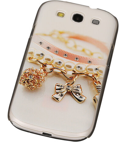 3D Hardcase met Diamant Galaxy S3 I9300 Armband