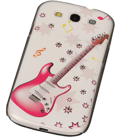 3D Hardcase met Diamant Galaxy S3 I9300 Gitaar