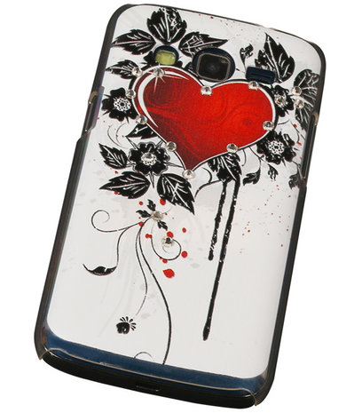 3D Hardcase met Diamant Galaxy Core G386F Hartje