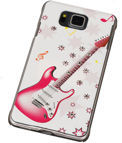 3D Hardcase met Diamant Galaxy Alpha G850F Gitaar