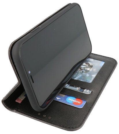 Magnetisch Folio Telefoonhoesje voor Samsung Galaxy A12 5G Zwart