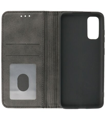 Magnetisch Folio Telefoonhoesje voor Samsung Galaxy S20 Zwart