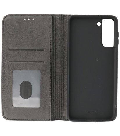 Magnetisch Folio Telefoonhoesje voor Samsung Galaxy S21 Plus Zwart