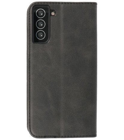 Magnetisch Folio Telefoonhoesje voor Samsung Galaxy S21 Plus Zwart