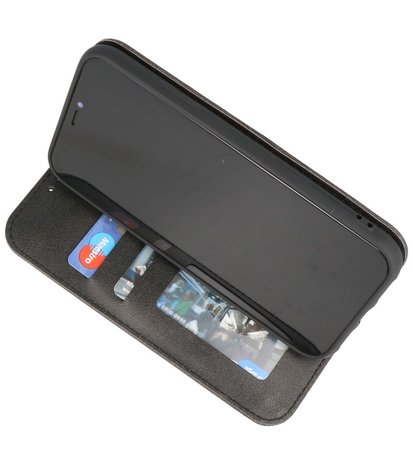 Magnetisch Folio Telefoonhoesje voor Samsung Galaxy S22 Ultra Zwart