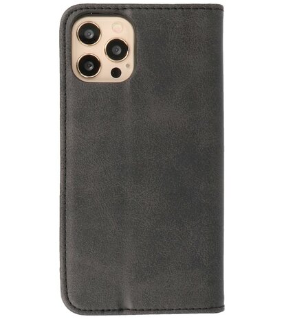 Magnetisch Folio Telefoonhoesje voor iPhone 12 & iPhone 12 Pro Zwart