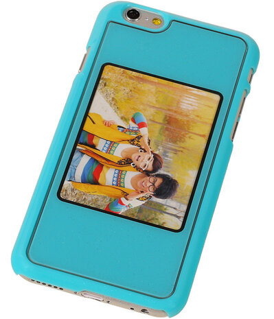 Fotolijst Backcover Hardcase iPhone 6 Blauw