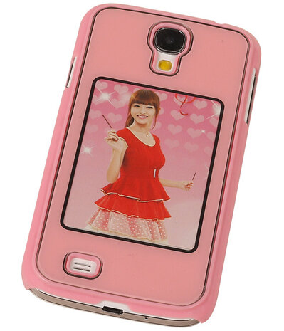 Fotolijst Backcover Hardcase Galaxy S4 I9500 Roze