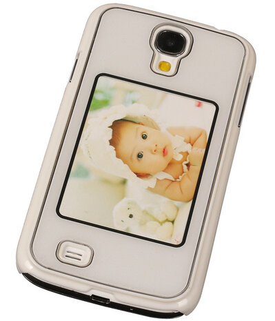 Fotolijst Backcover Hardcase Galaxy S4 I9500 Wit