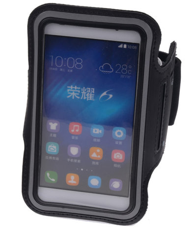 Honor 3C Zwart Sport Armband Neopreen