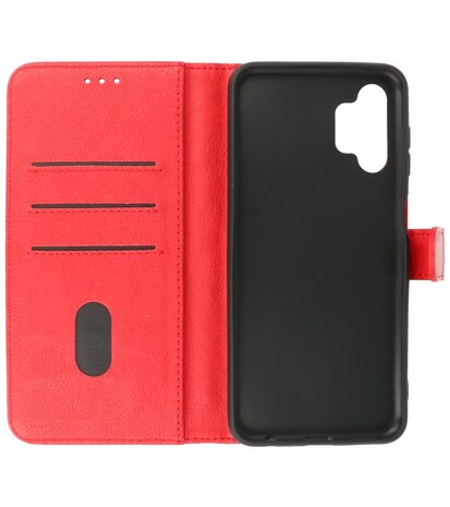 Booktype Hoesje Wallet Case Telefoonhoesje voor Samsung Galaxy A13 4G - Rood