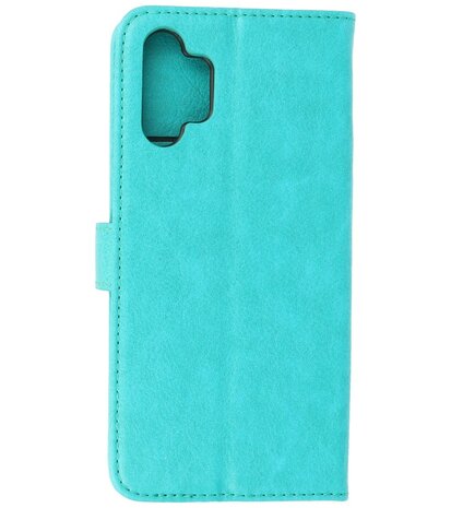 Booktype Hoesje Wallet Case Telefoonhoesje voor Samsung Galaxy A13 4G - Groen